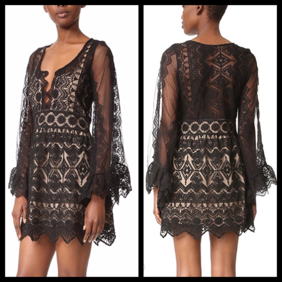 🌼HP🌼 Jen’s Pirate Booty Crochet Lace Boho Dress - Picture 2 of 8